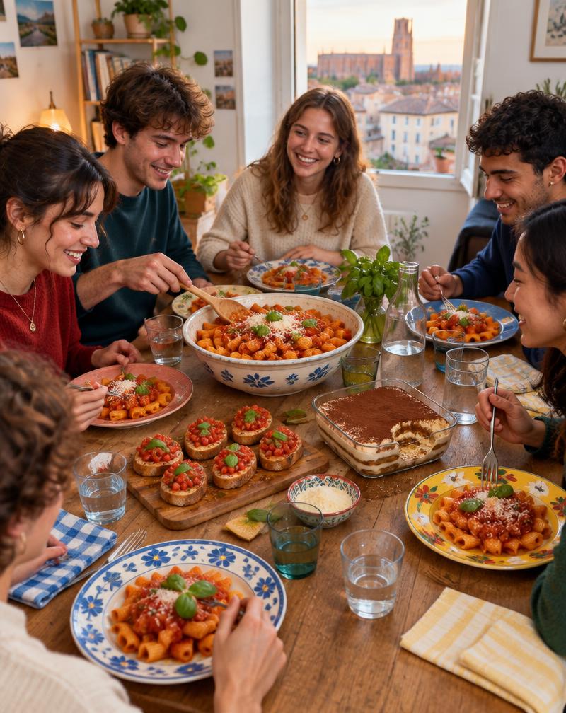 Pasta party chez Camille